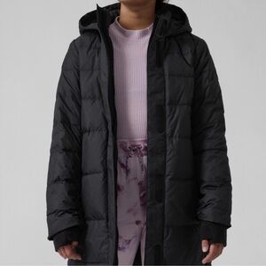 Athleta Girl Snow Day Hooded Puffer Jacket